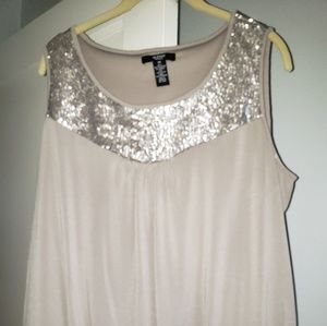 Alfani Sequin tank